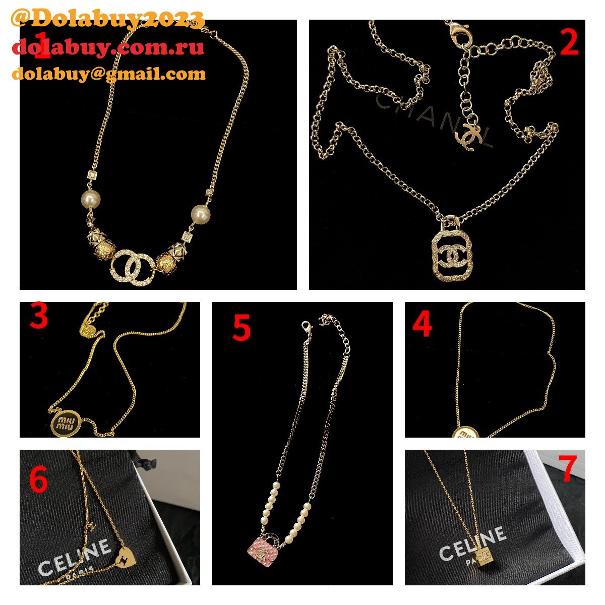 Fashion women necklace 2024 Wholesale