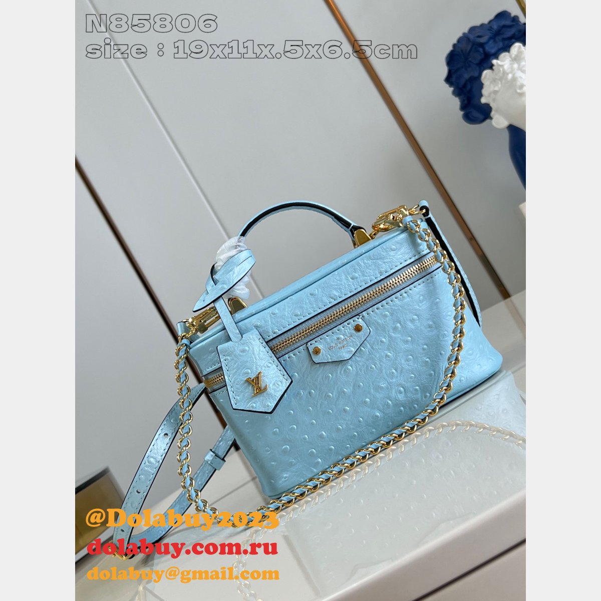 Inspired Vanity Chain Pouch N85820 7 Star Louis Vuitton Bag