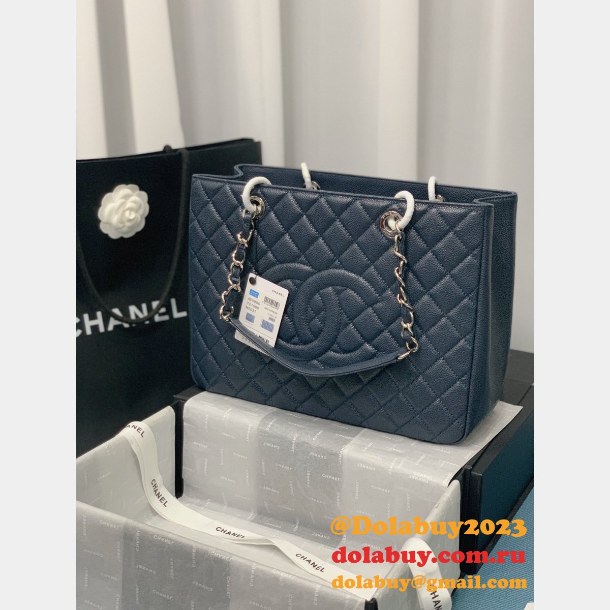 Best classic  CC 50995 shopping bag CAVIAR leather