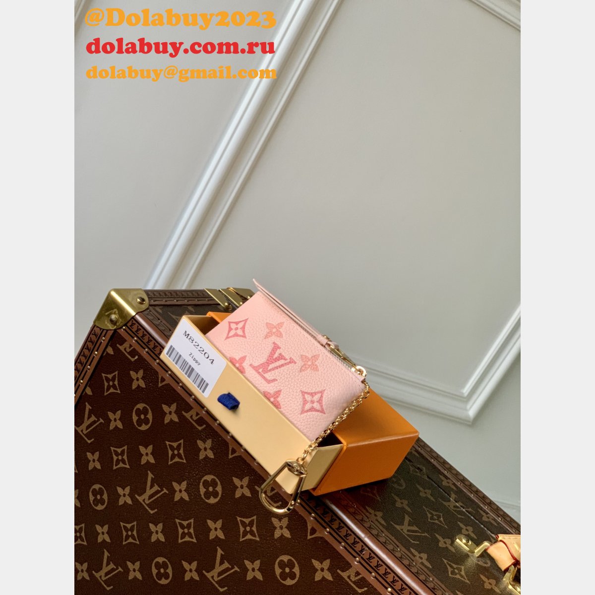 Replica Key Pouch M82204 Monogram Empreinte Leather Louis Vuitton