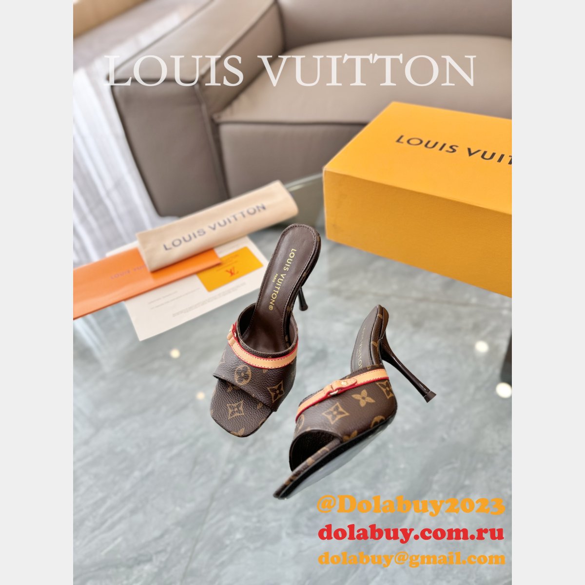High Quality 7 STAR LOUIS VUITTON Revival Mules