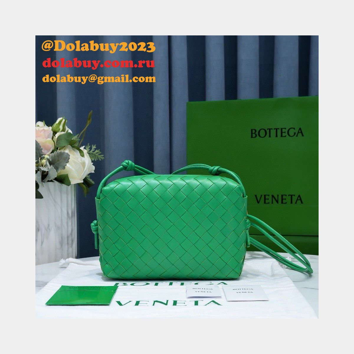 BEST Bottega Veneta Loop Camera Perfect bag 22cm