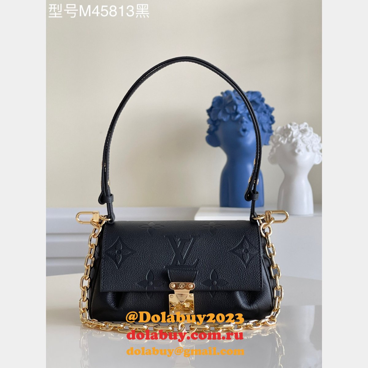 Buy Replica Louis Vuitton Favorite Monogram Empreinte Leather M45813 Bag