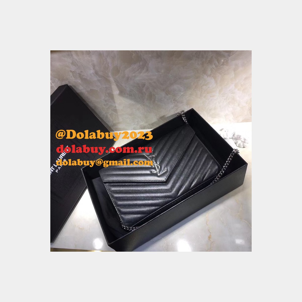 Ysl Saint Laurent niki chain shoulder bag 22cm