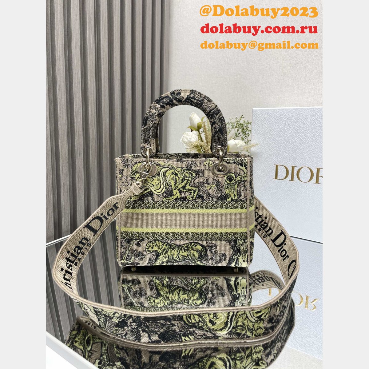 7 Star REPLICA LADY DIOR UK 24CM SHOULDER BAGS