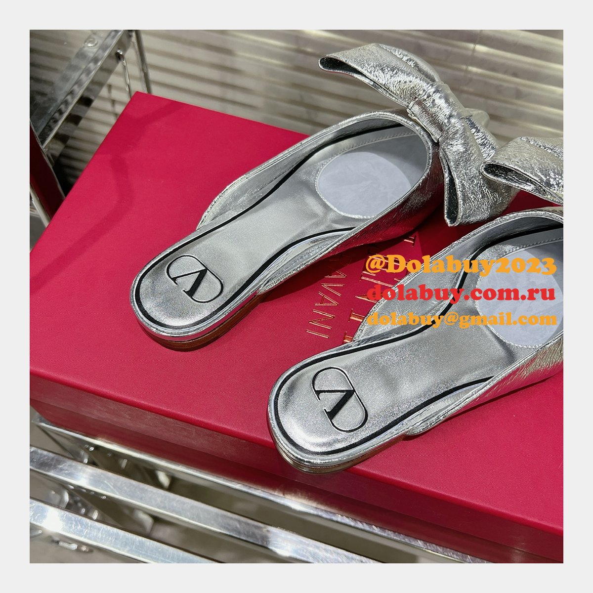 Toe Sandals Best Valentino Replica Slippers Loafer Bow Shoes