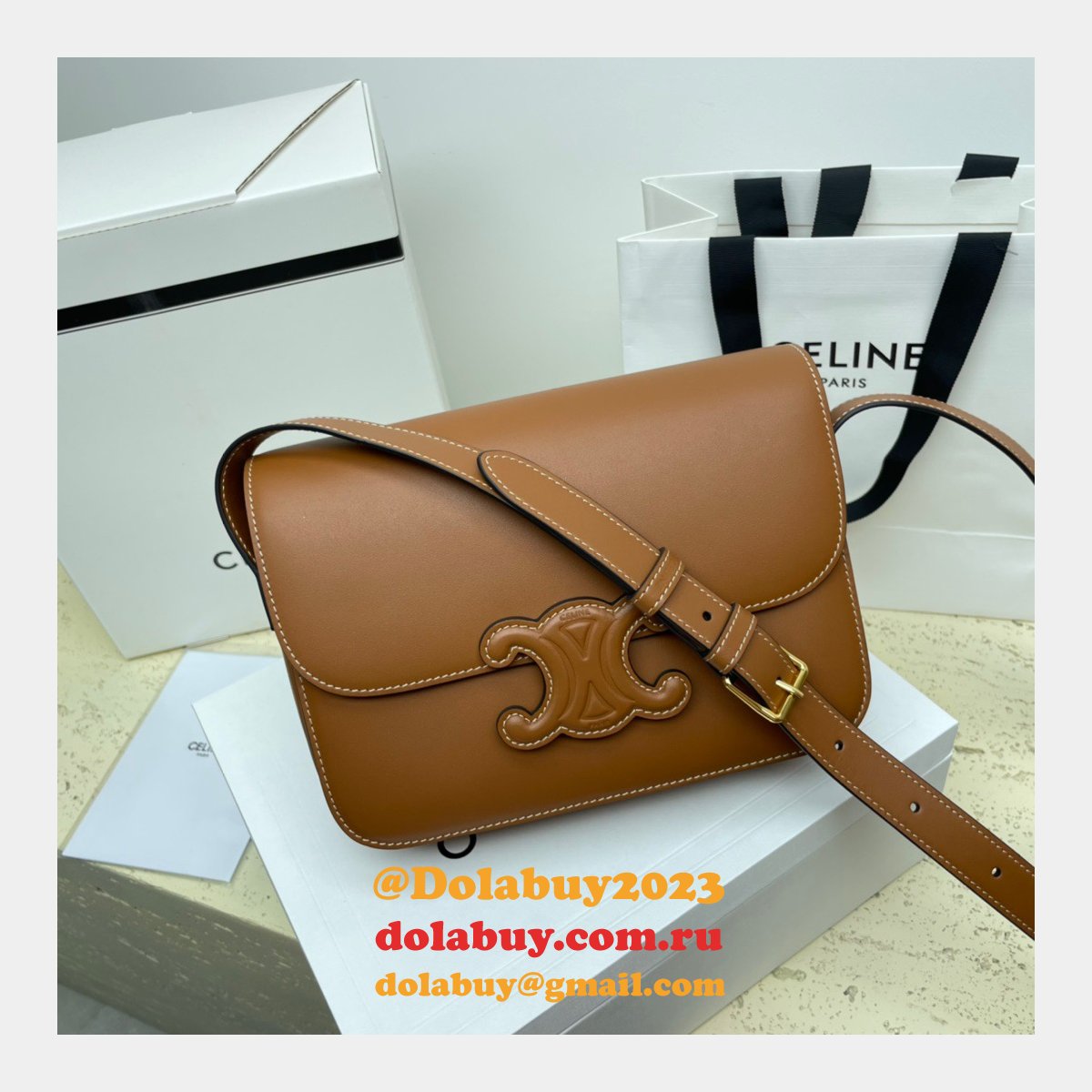 Replica Best Celine Triomphe 22cm Bag Dupe You Can Afford