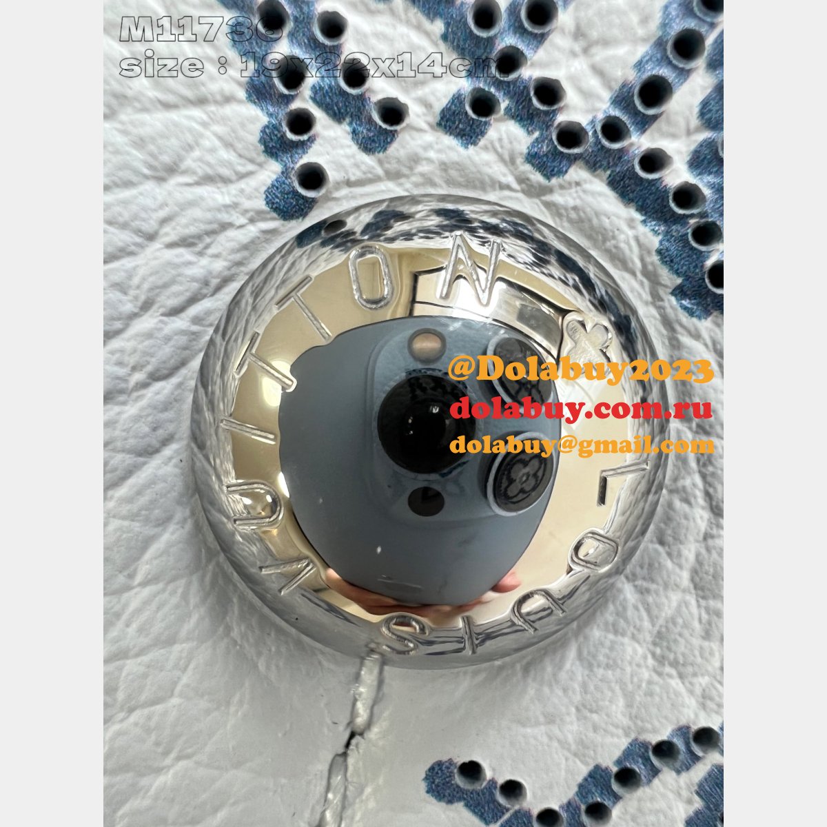 Bella Mahina M11736 White Inspired Louis Vuitton Luxury Bags