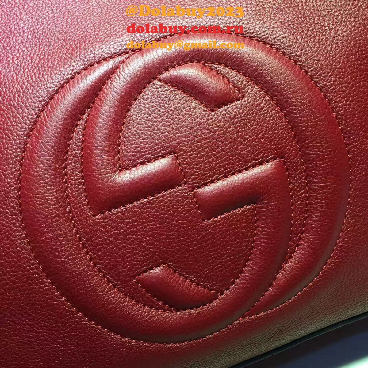 replica G*u*i luxury shoulder soho leather hobo 408825 bag