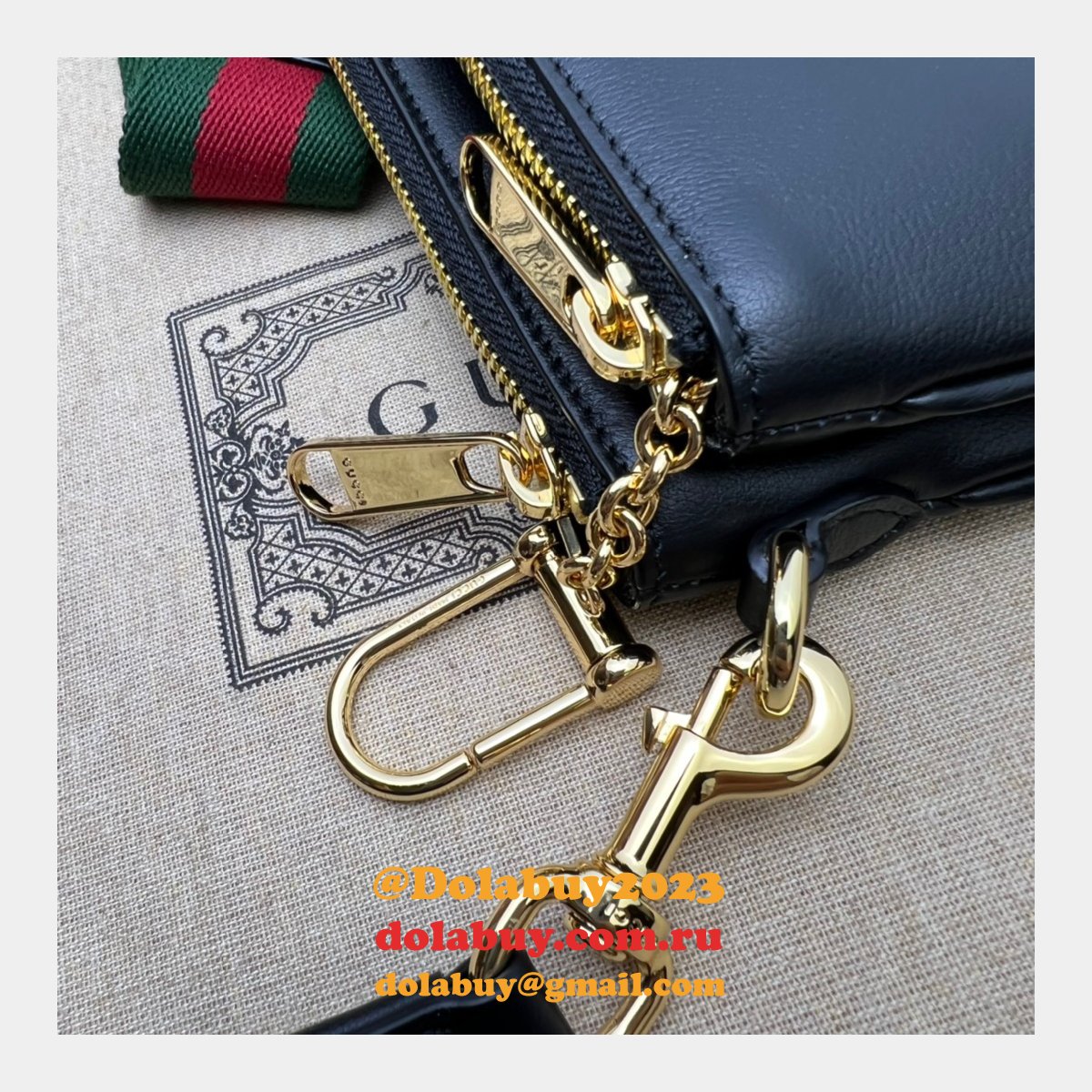 Gucci 724599 Blondie 1:1 Mirror Black 7 Star Bag