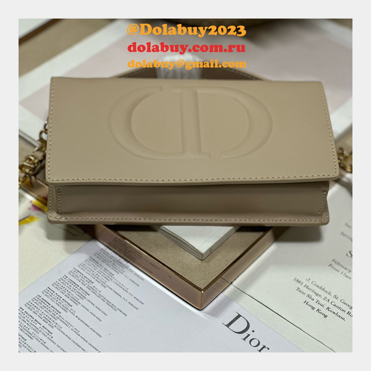 CD Signature Dior 2209 Best High Replica Designer Tote Bags