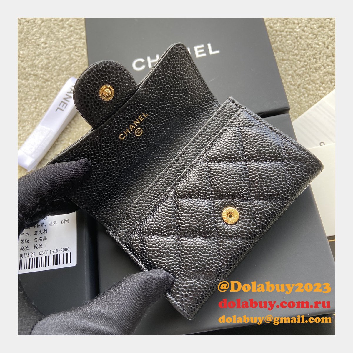 Wholesale CC Best Card Holder A80799 black color