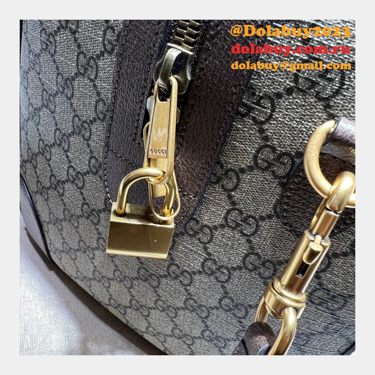 G*u*i our replica ophidia 681295 gg supreme duffle tote bag