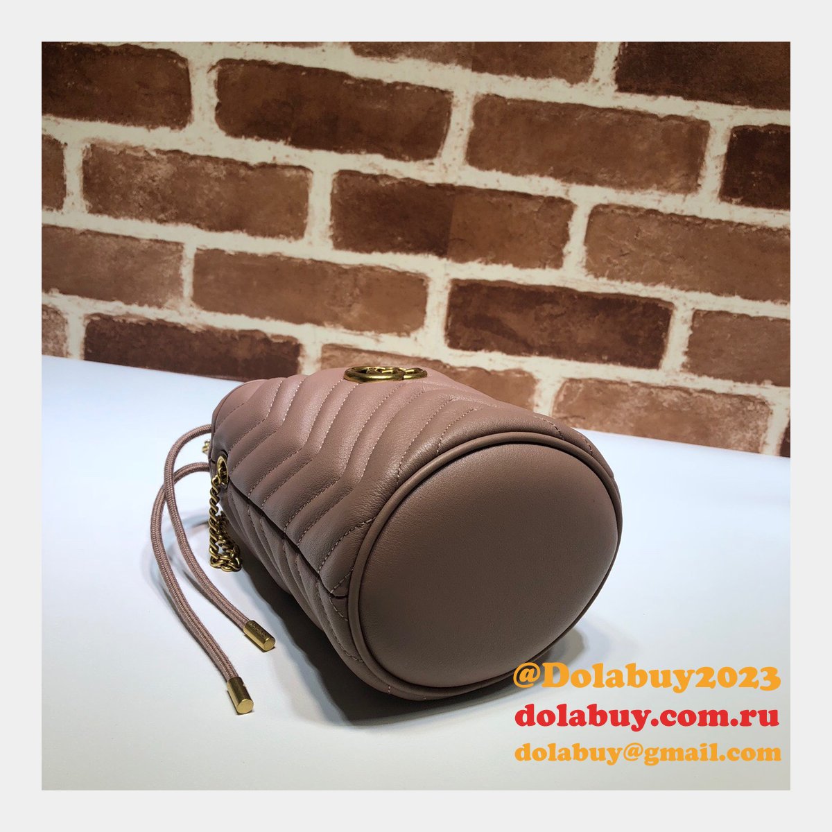 G*u*i replica 7 star gg marmont mini bucket 575163 bag