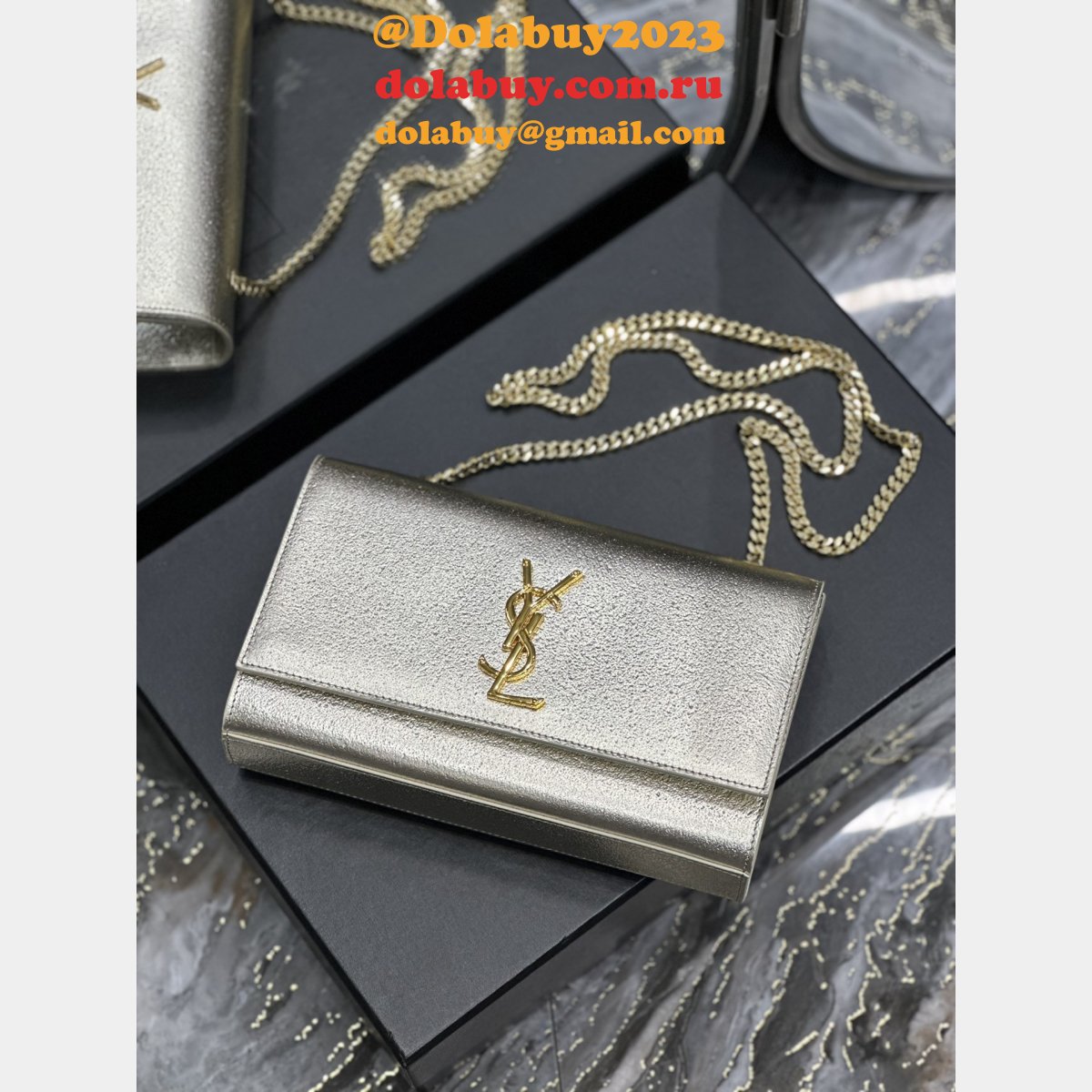 Designer Replica YSL 364021 Chain Kate Saint Laurent 24cm Bags