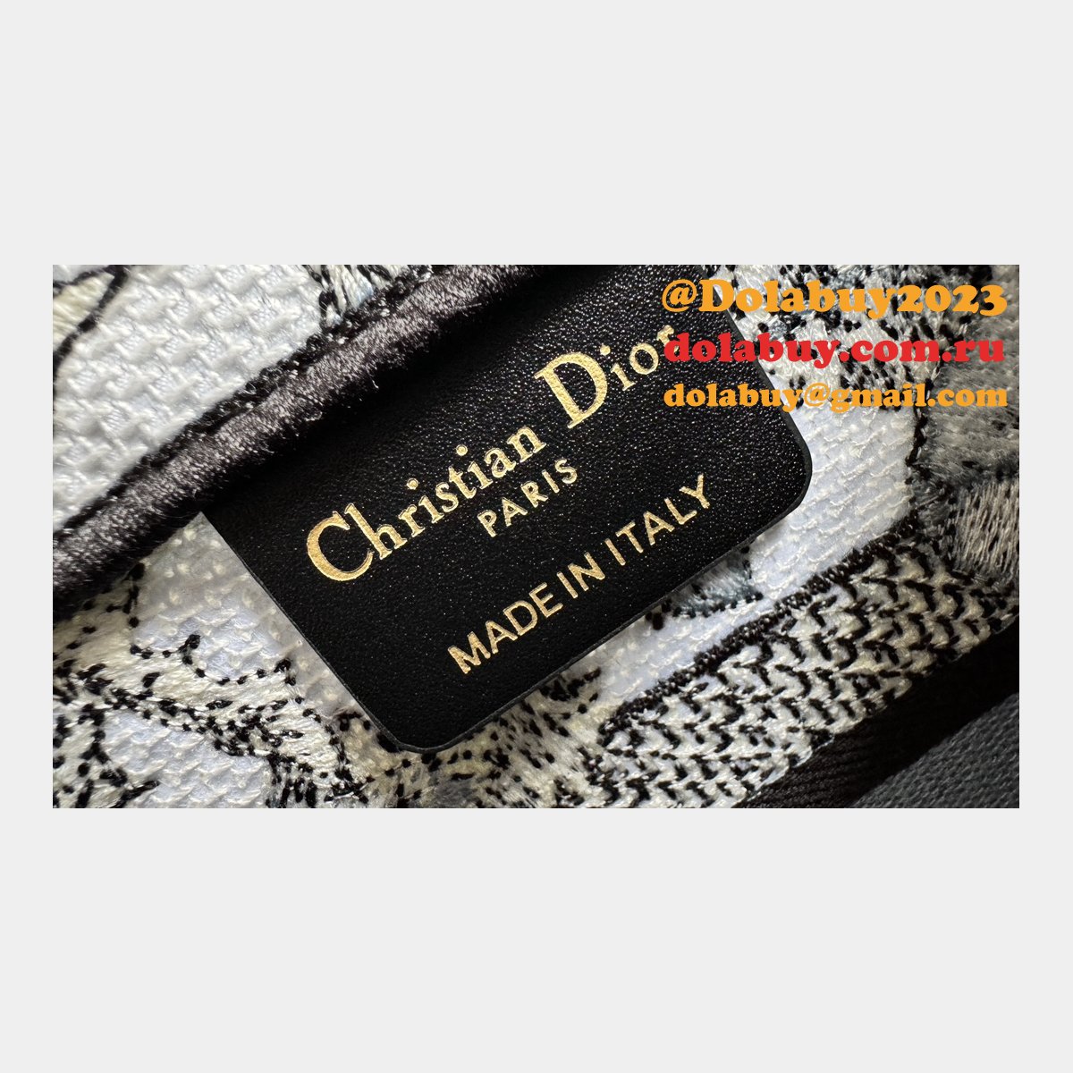 Christian 2024 Dior Duplicate Top High CD Book Tote Bags