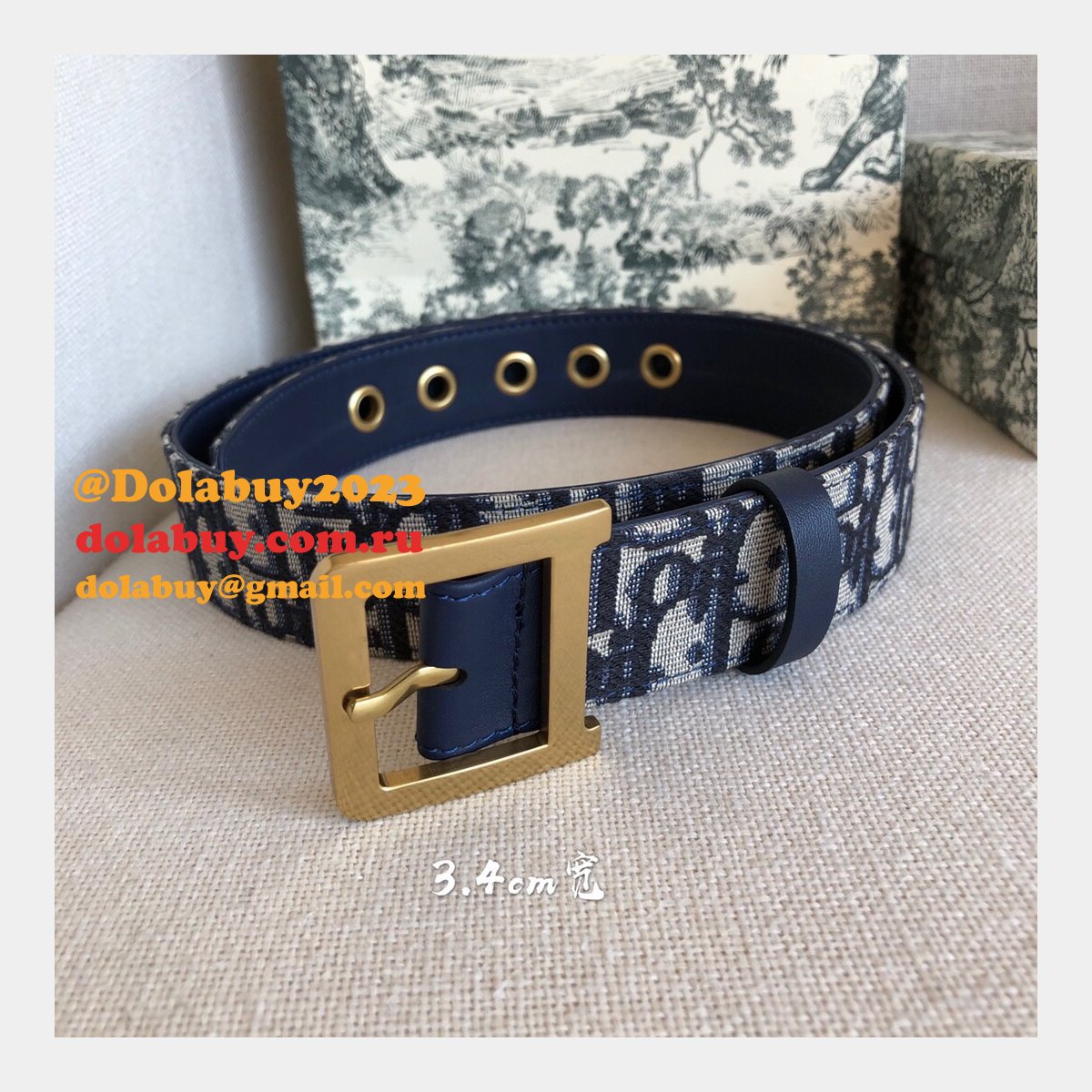 Christian Dior Replica Belts 3.4cm Accessories Belts