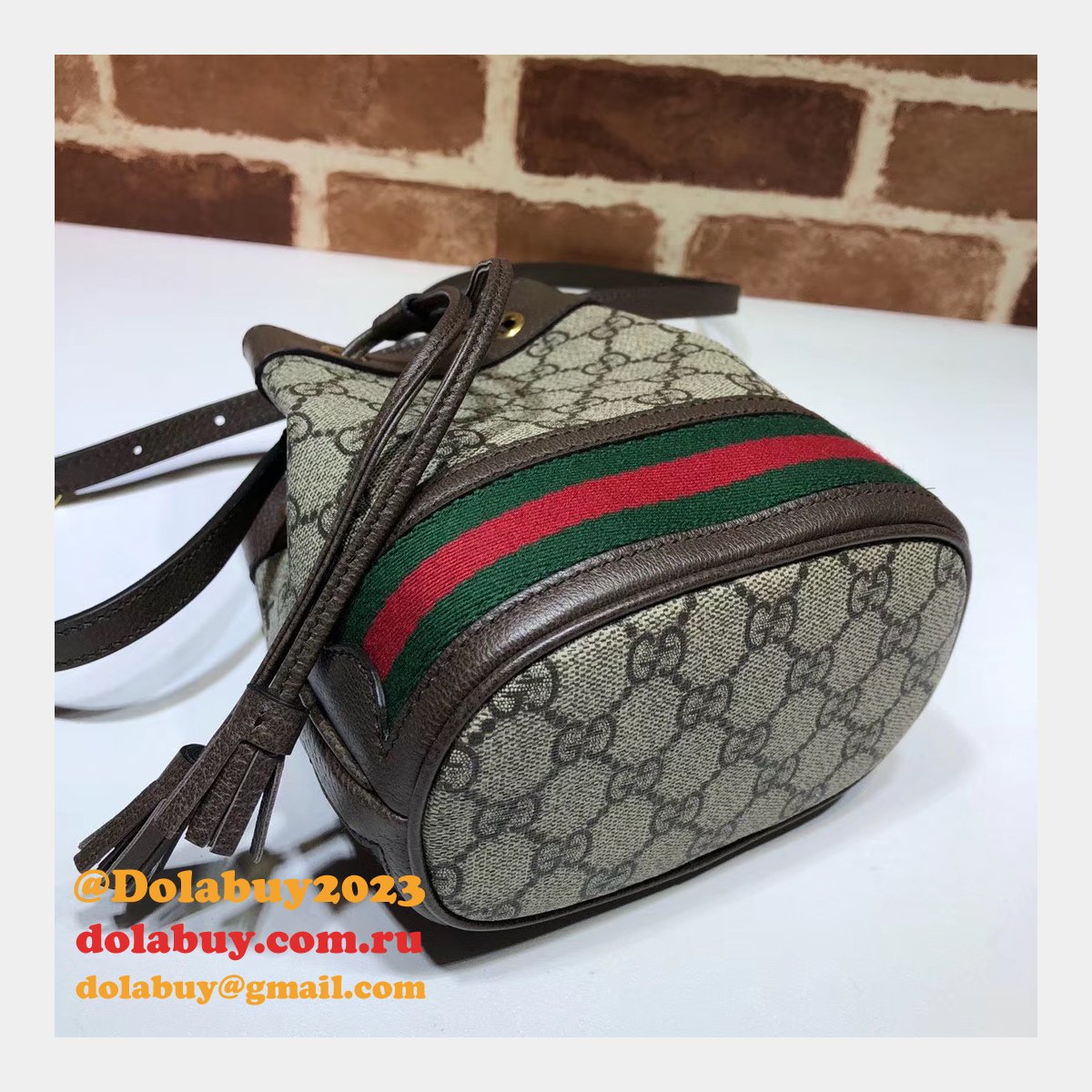 aaa+ G*u*i replica gg supreme ophidia mini bucket 550620 bag