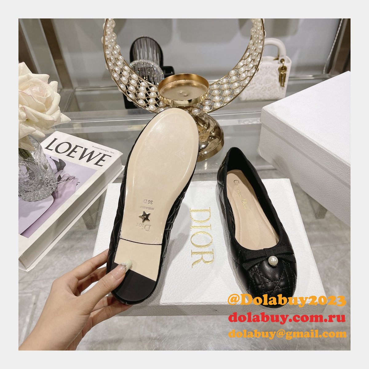 Top Quality Wholesale DIOR ballet flats