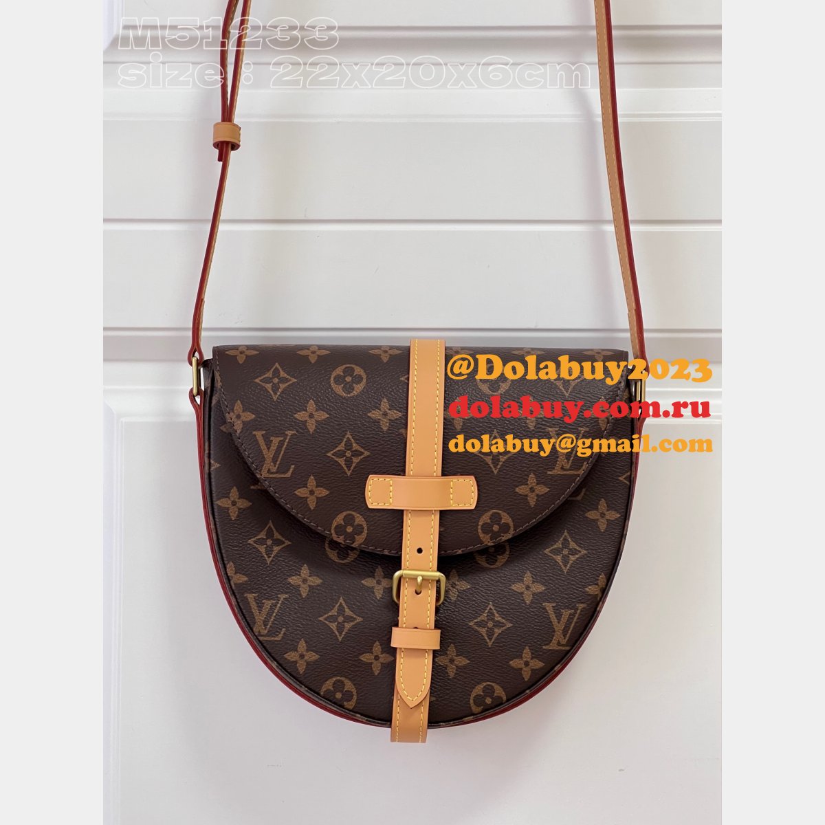 Auth Replica Louis Vuitton 1:1 High Quality Monogram Chantilly M51233 Shoulder