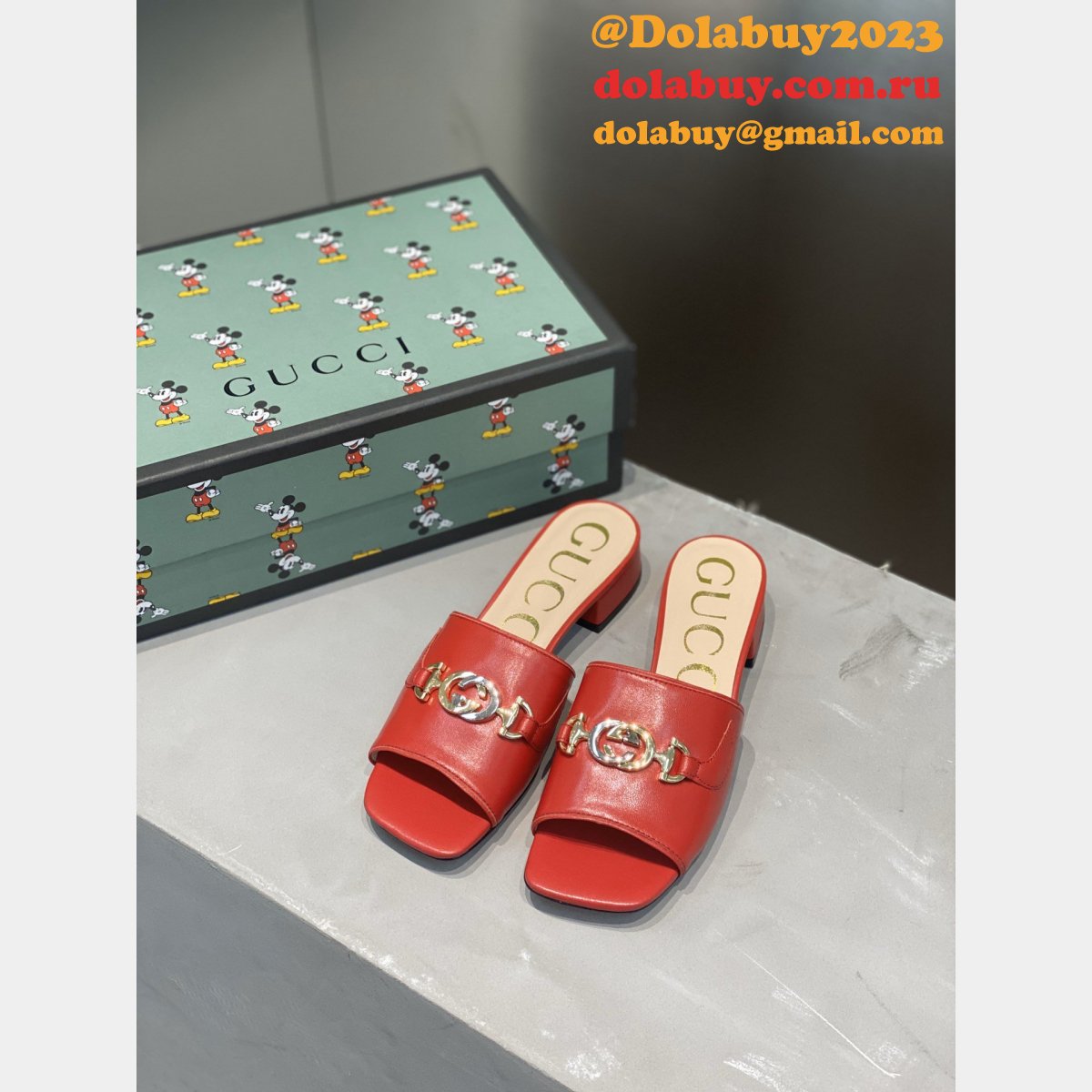 replica G*u*i women slippers