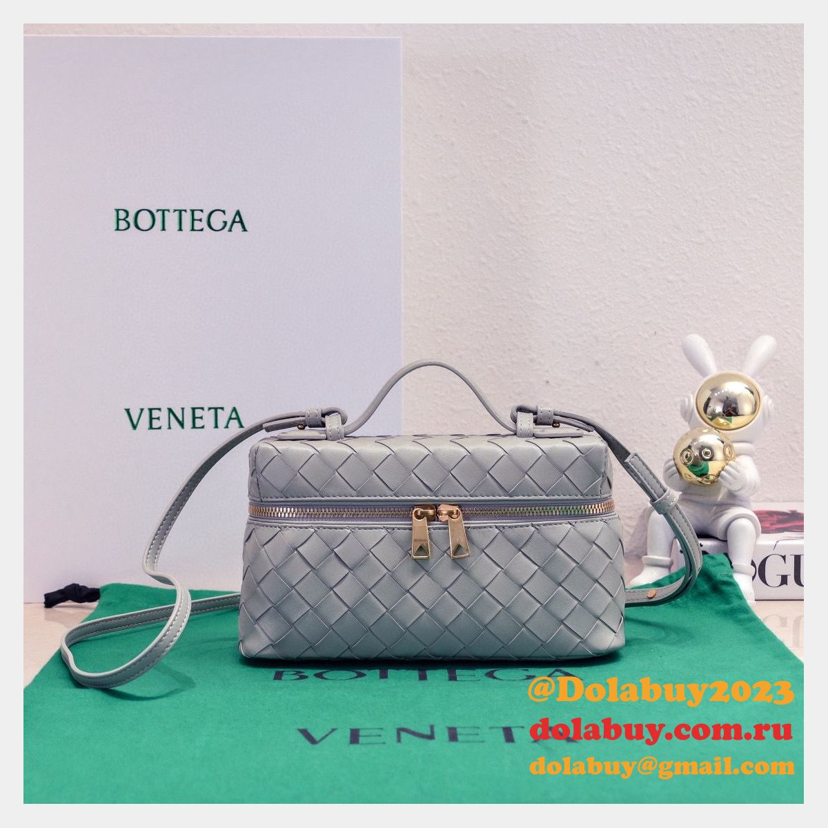 Luxury BOTTEGA VENETA 1:1 Mirror Vanity Case 789109
