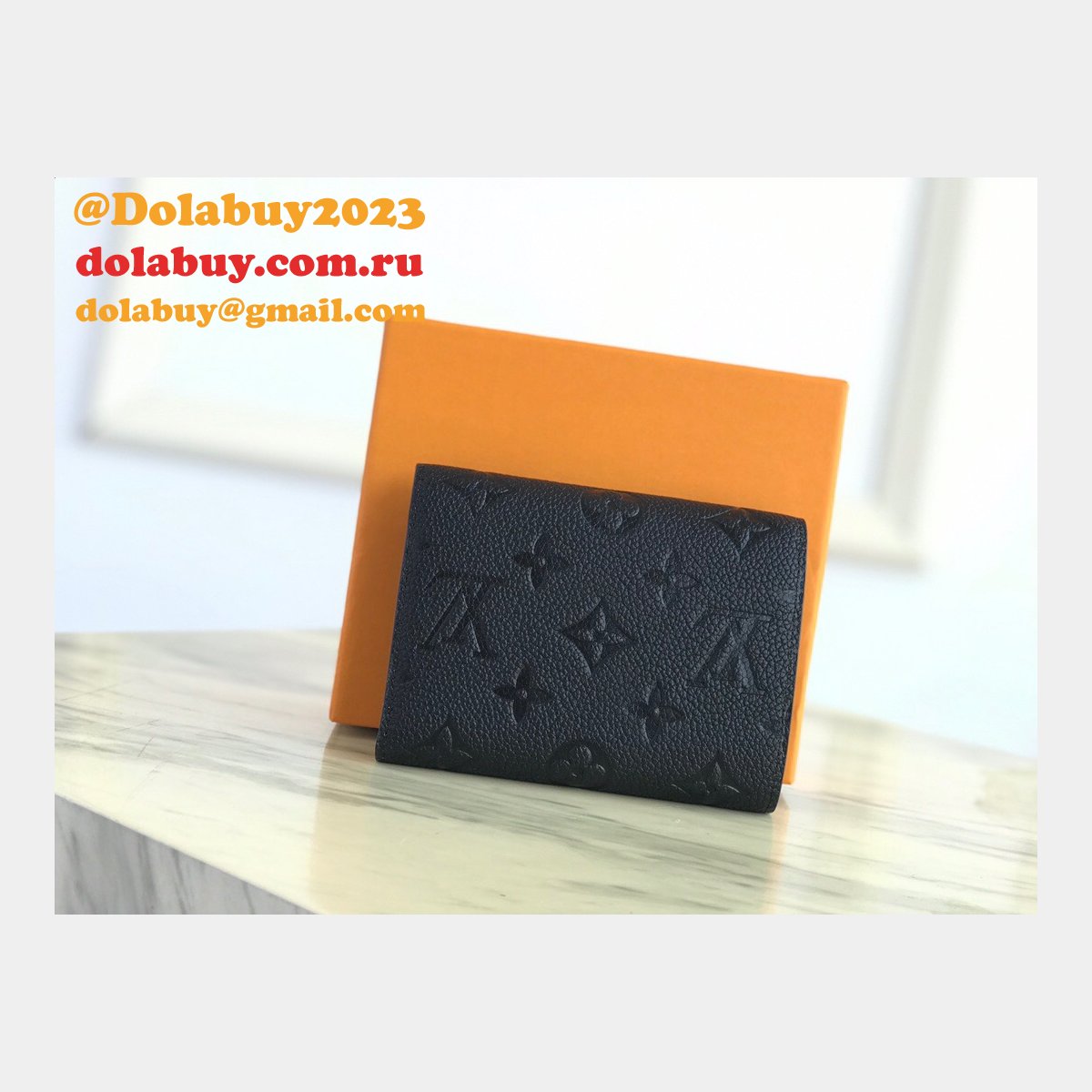 Replica Victorine Wallet Monogram Empreinte Leather M64060