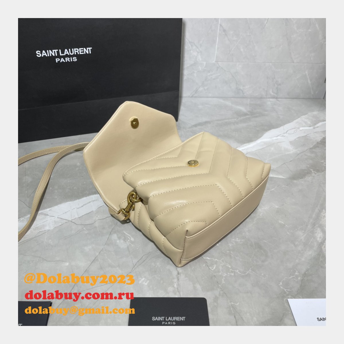 REPLICA YSL 467072 LOULOU SHOULDER BAG 20CM