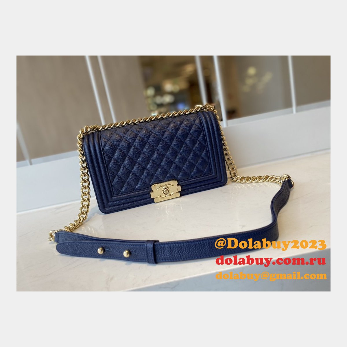 CC Replicas Calfskin & Ruthenium-Finish Metal Boy Many Colours