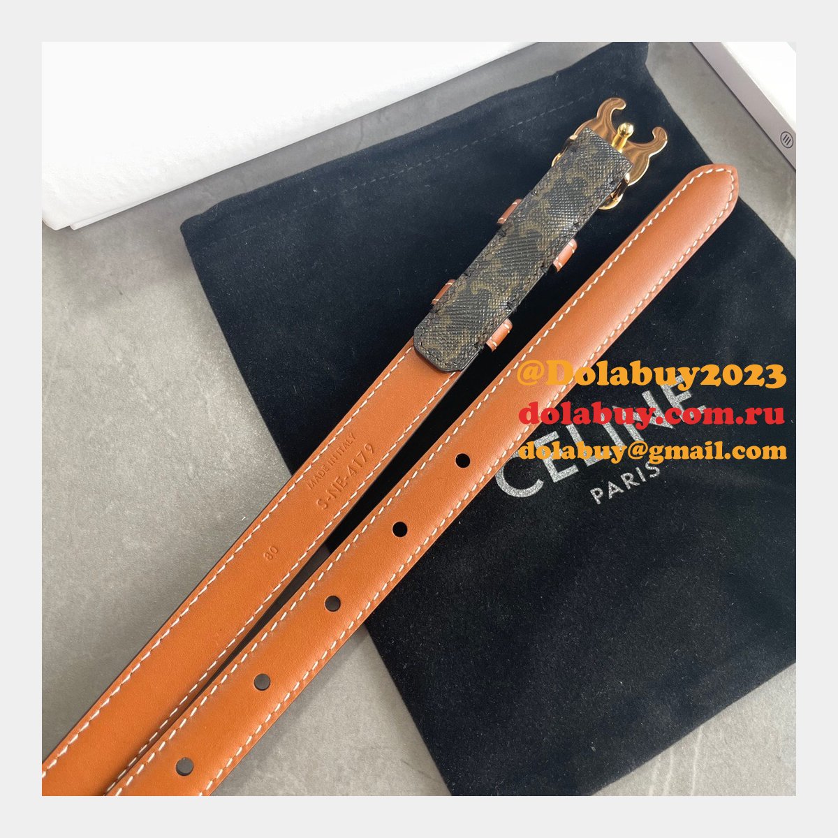 Top Quality Celine 18MM replica belts from china