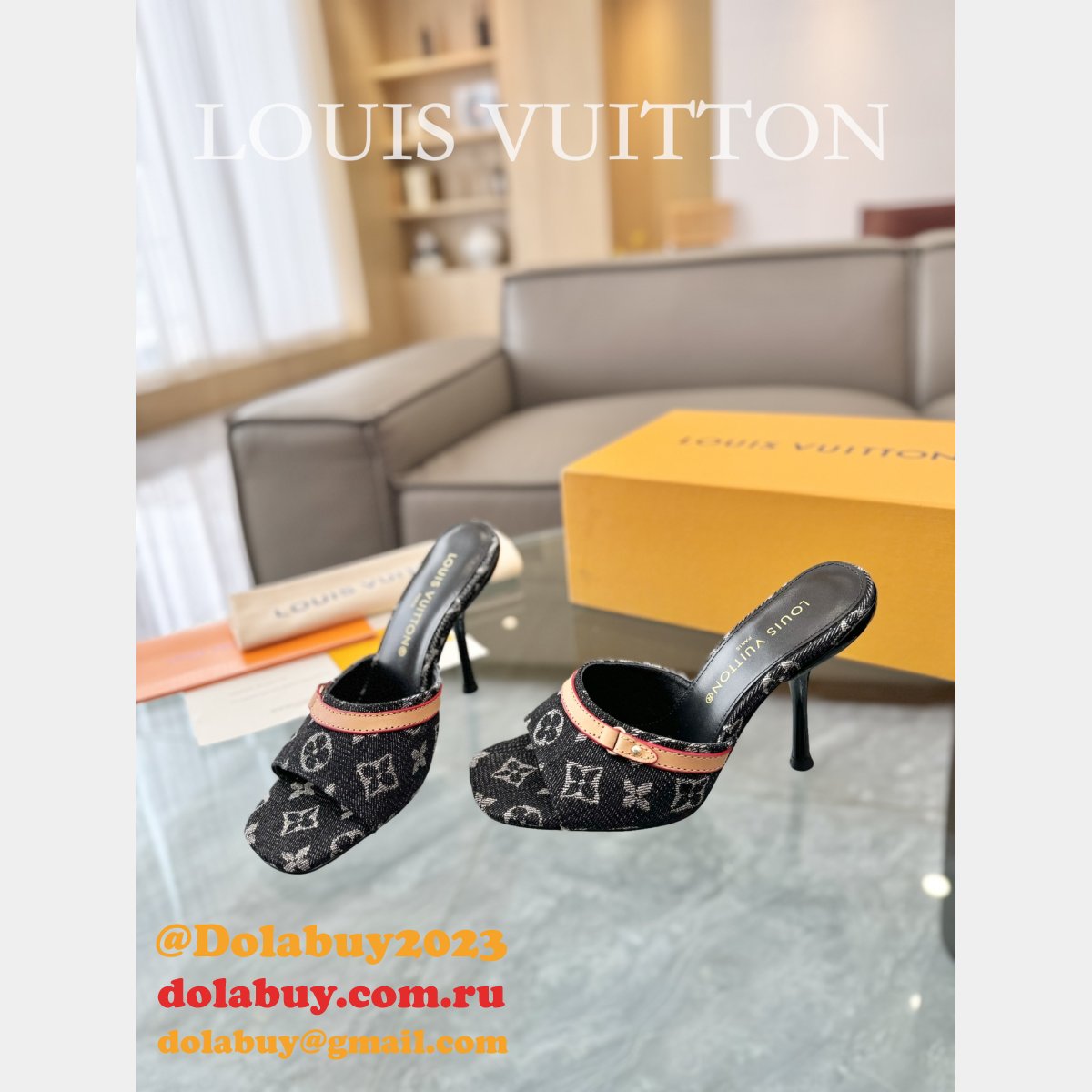 High Quality 7 STAR LOUIS VUITTON Revival Mules