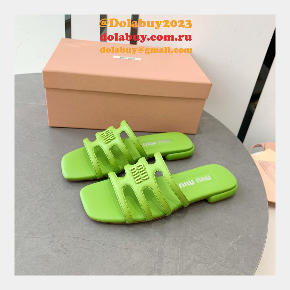 Wholesale MiuMiu Octopus Sandals Top Quality Shoes