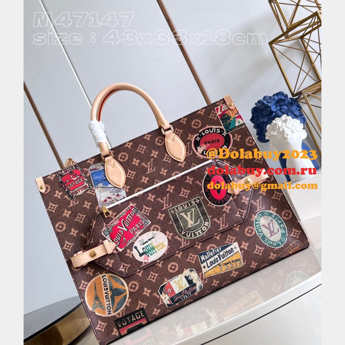 Perfect Dolabuy OnTheGo Voyage Louis Vuitton M47147 Knockoff Bag
