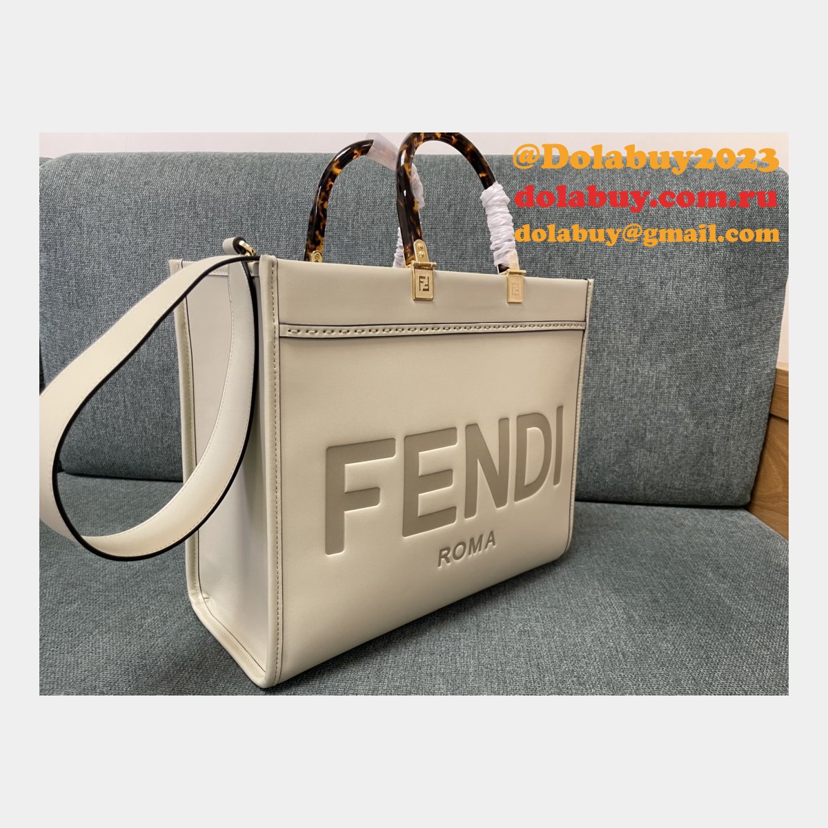 best knockoff F**di tote sunshine small handbag