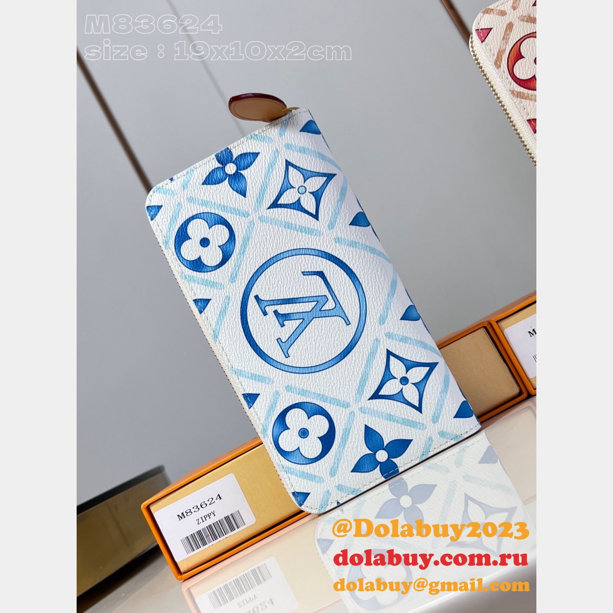 Designer Louis Vuitton Cheap Duplicate M83624/M11455 Zippy Wallet