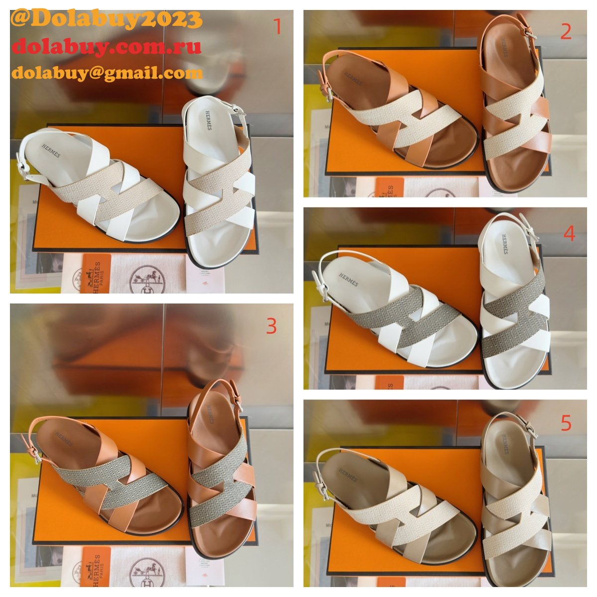 7 Star Hermes Kazimir Women Sandal