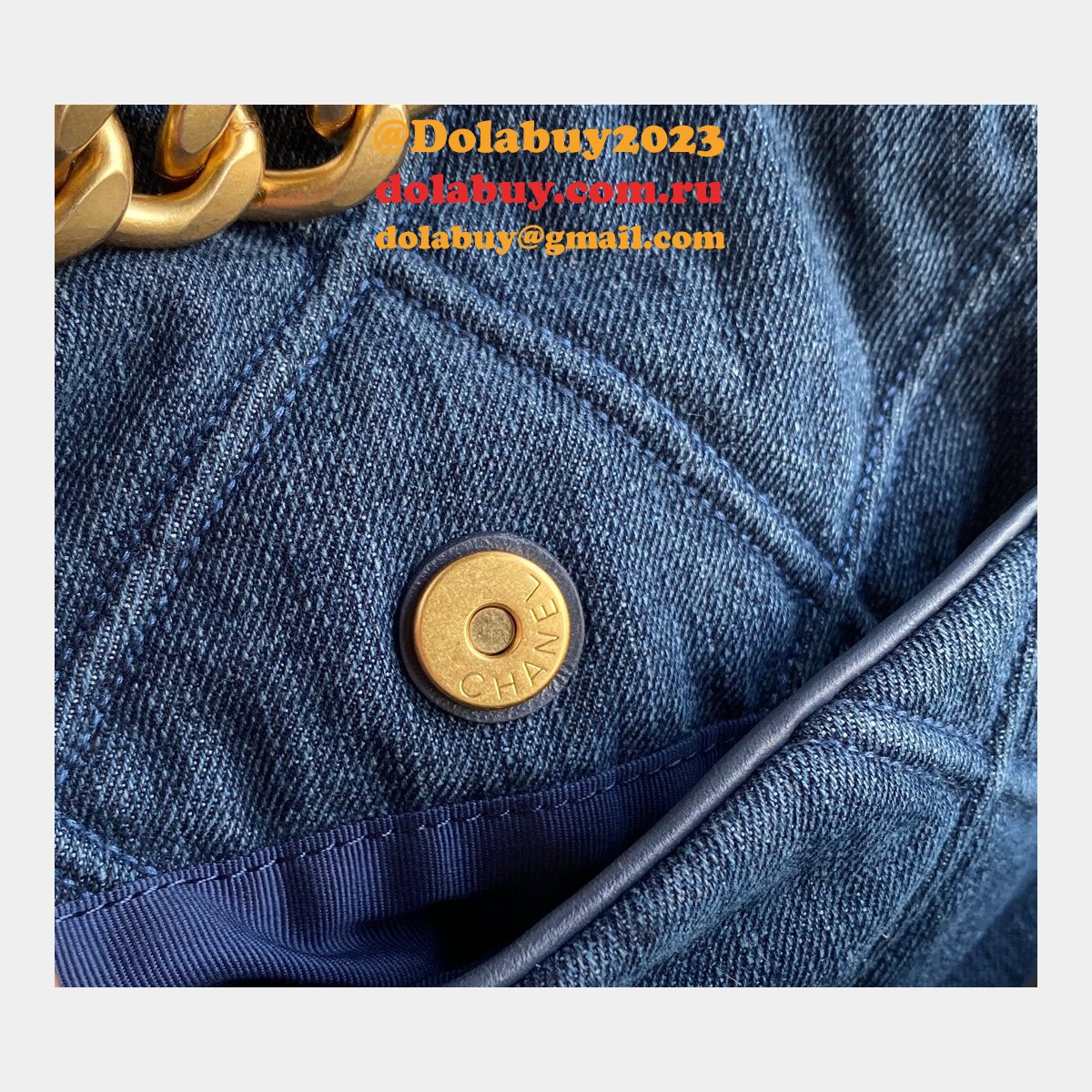 CC Top Quality 19 Large Flap Replicas Bag