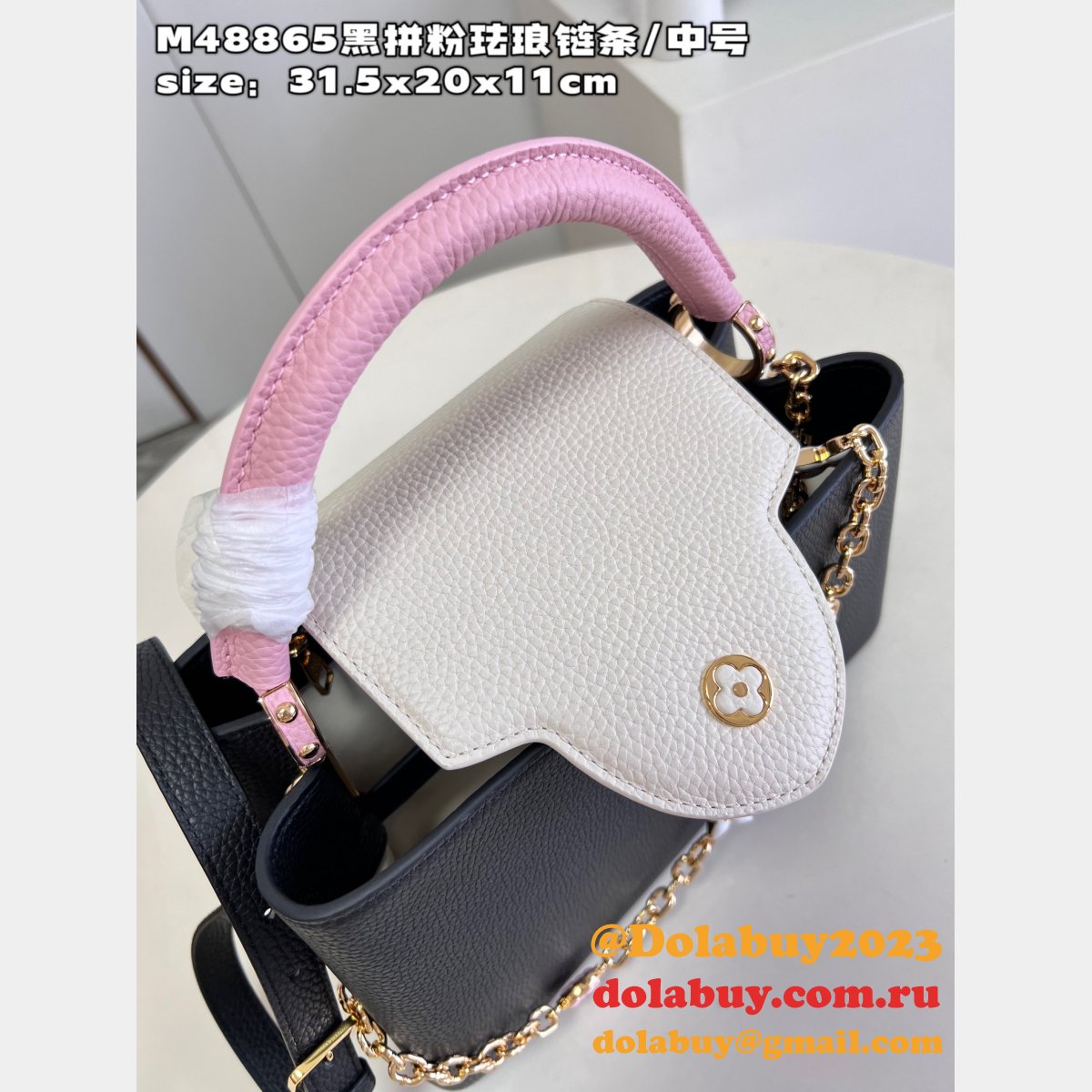 Perfect Designer Inspired Bag M48865 Louis Vuitton Capucines Fake Bag