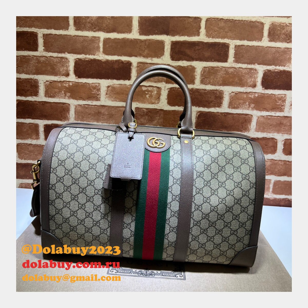 G*u*i our replica ophidia 681295 gg supreme duffle tote bag