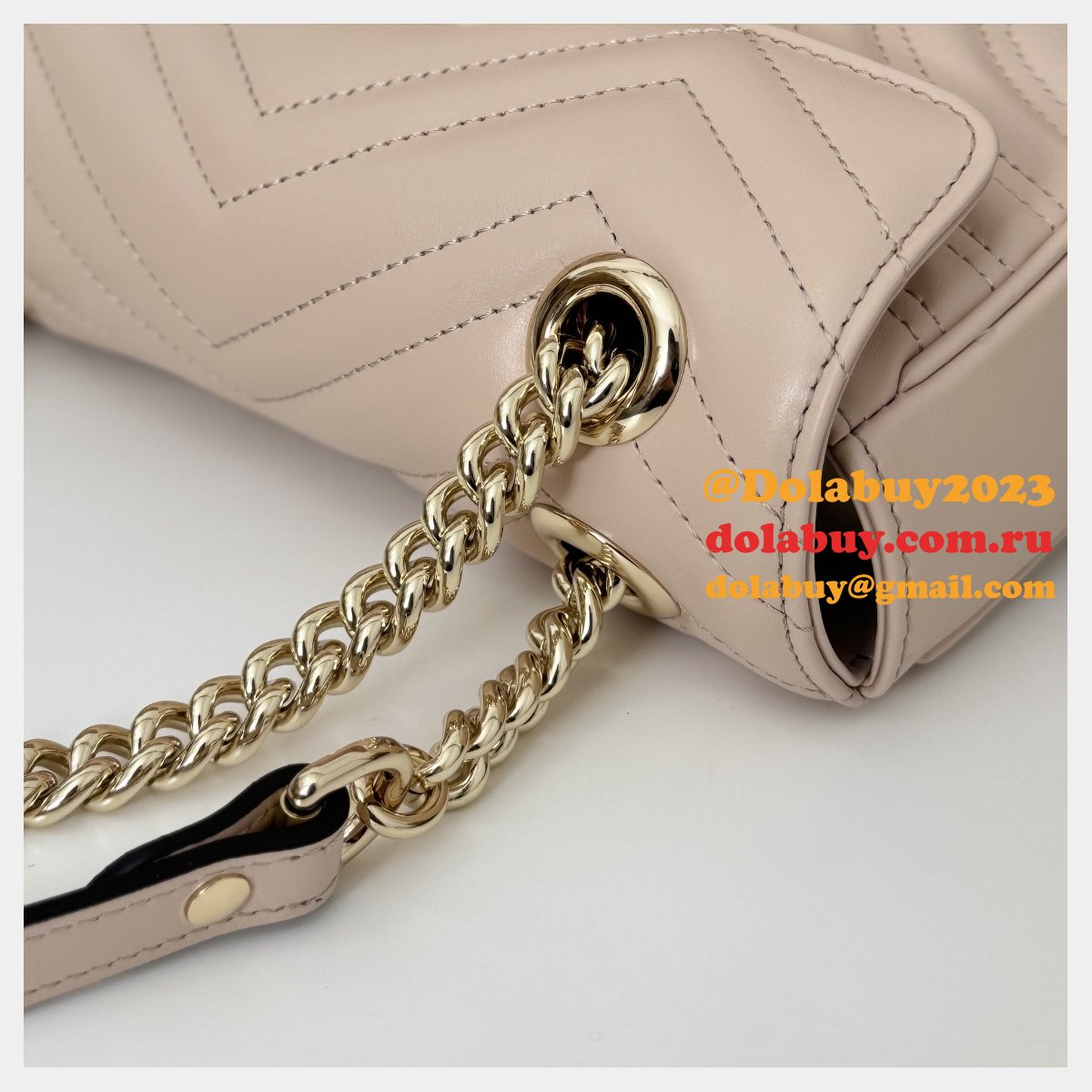 G*u*i top quality 446744 gg marmont crossbody matelassé bag