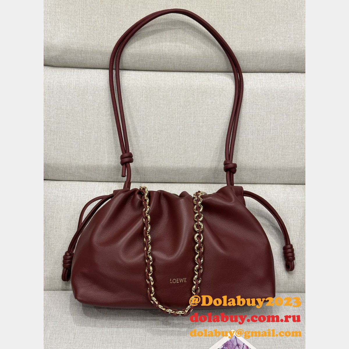 Designer loewe Flamenco Purse bag nappa lambskin