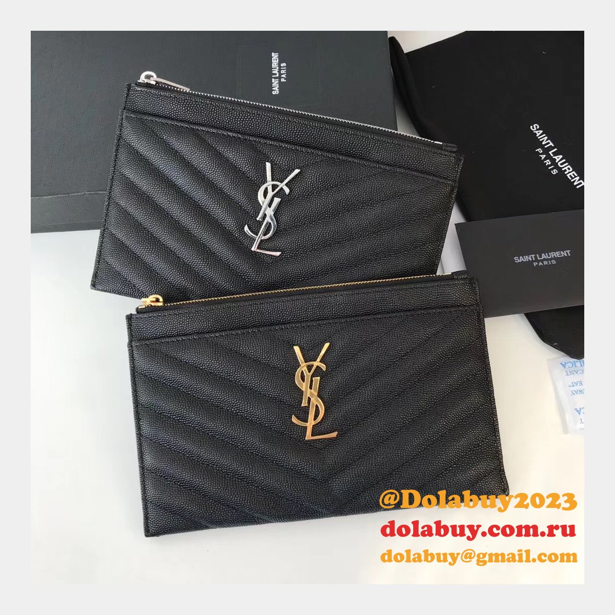 High Quality YSL Cheap Saint Laurent 418963 Clutches