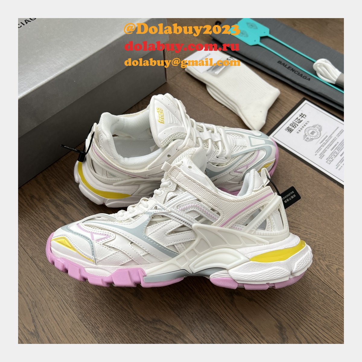 Replica Buy Balenciaga Track Trainer 4.0 Sneakers 1:1 Mirror Shoes