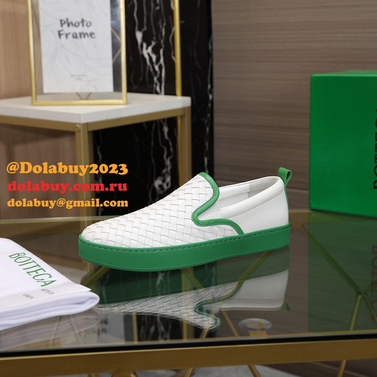 Bottega Veneta Knockoff Flats Intrecciato Nappa Slip On Sneakers Shoes