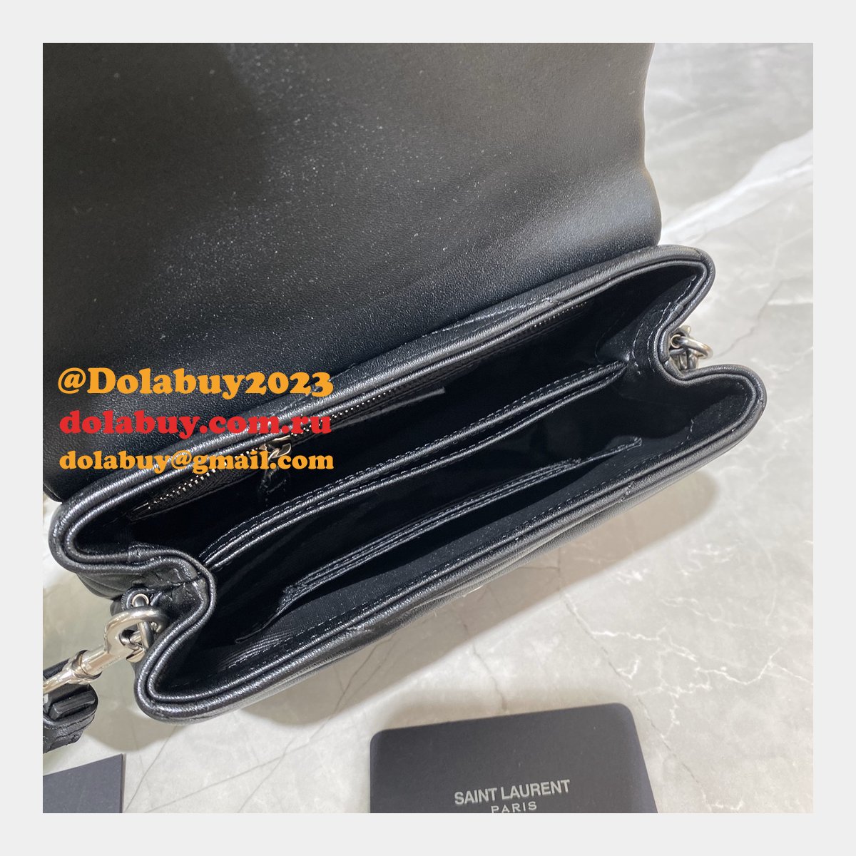 BEST HIGH QUALITY YSL 467072 LOULOU MATELASSE 20CM