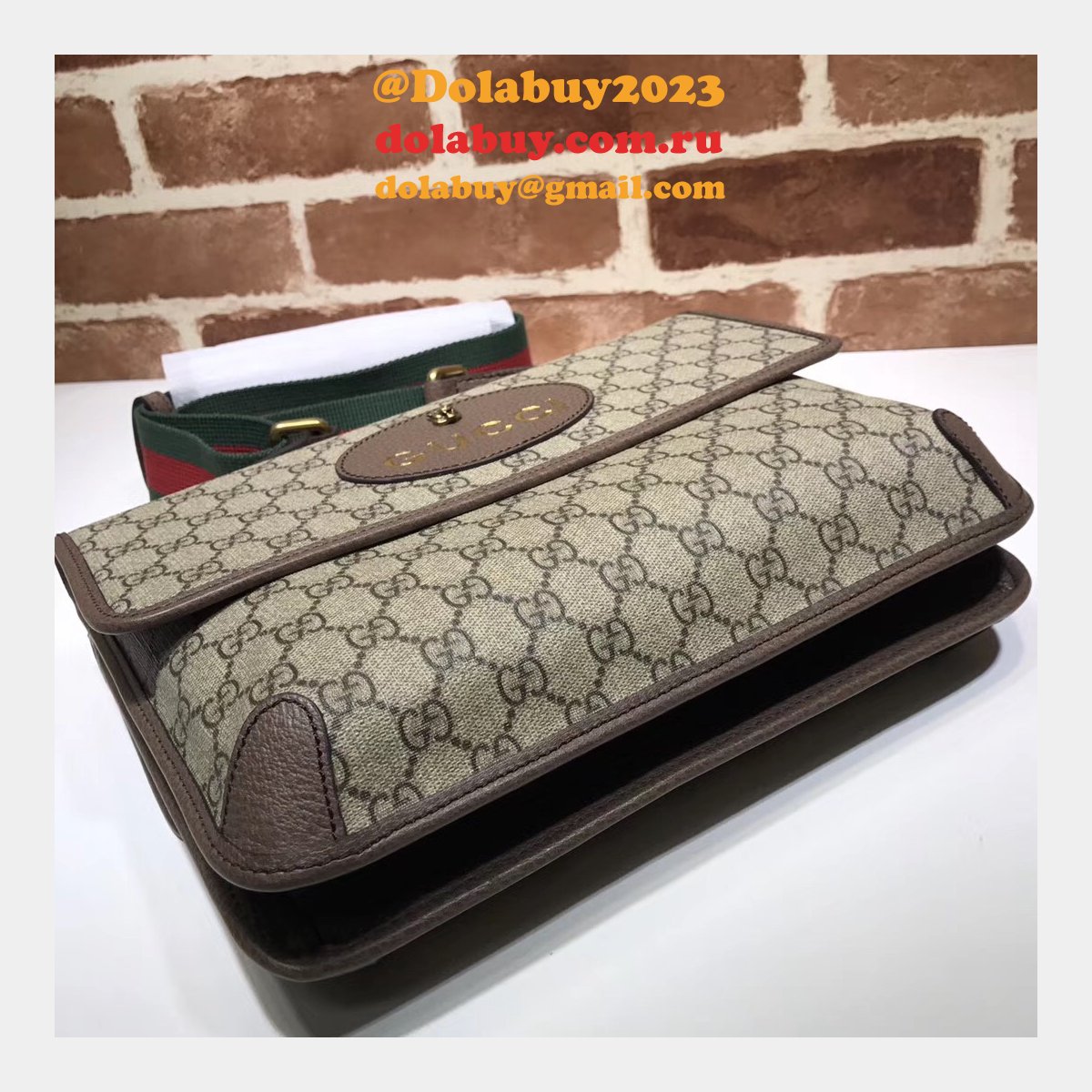 G*u*i best top quality gg supreme messenger 495654 bag