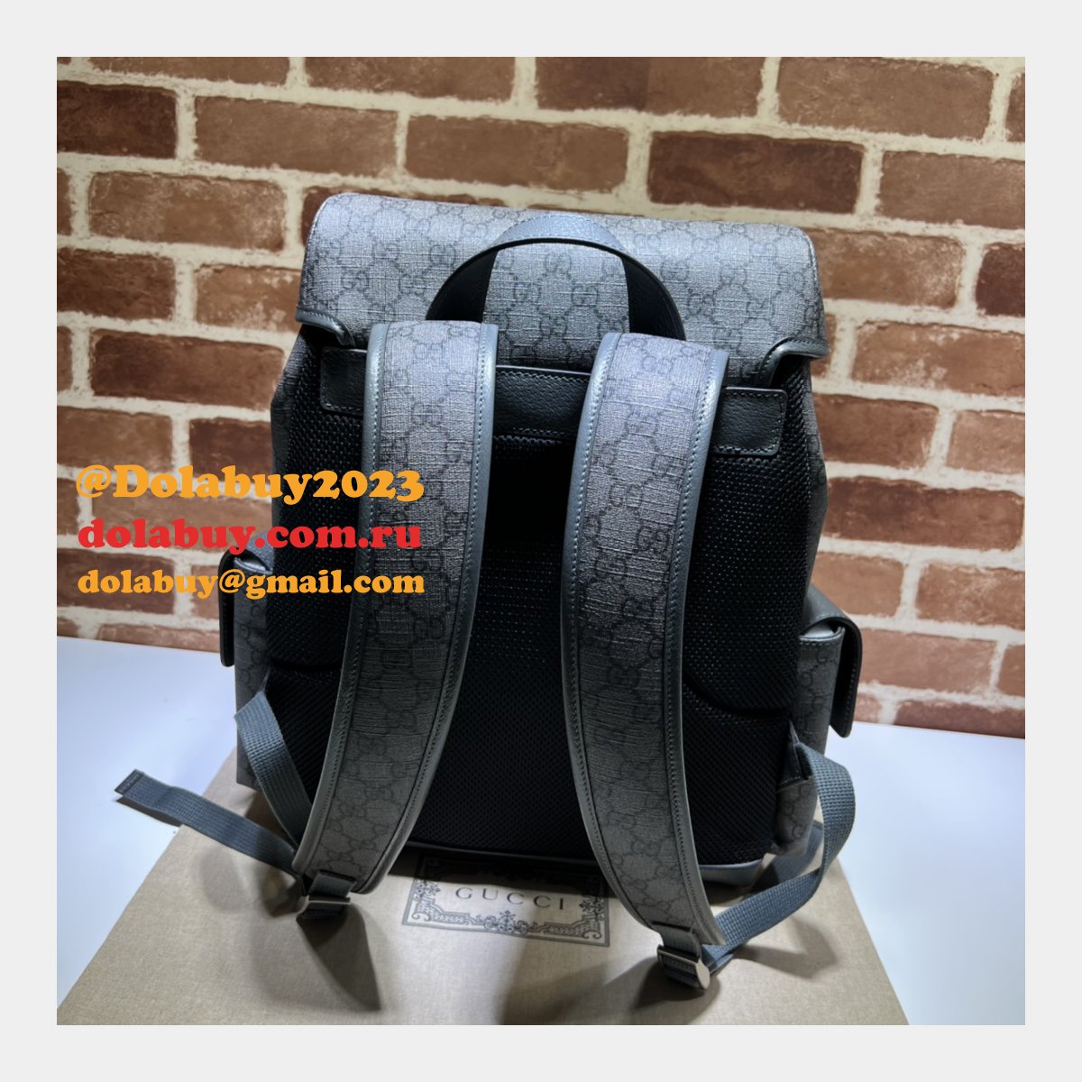 G*u*i 1:1 backpack mens gg supreme ophidia 598140 replica bag