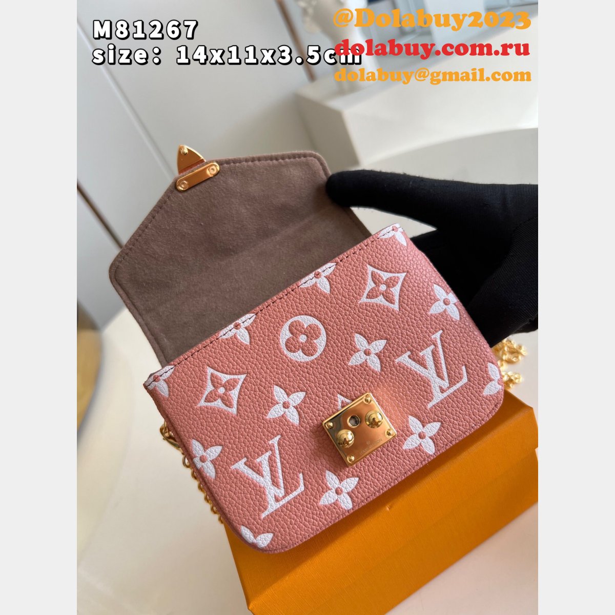 Louis Vuitton Top Replicas Micro Métis M81267 Pink Bag