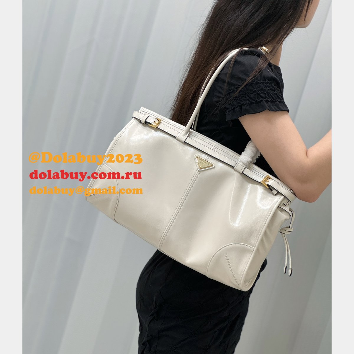 DUPLICATE SOFT LUX PRADA 2024 1BA426/1BA433 HANDBAGS