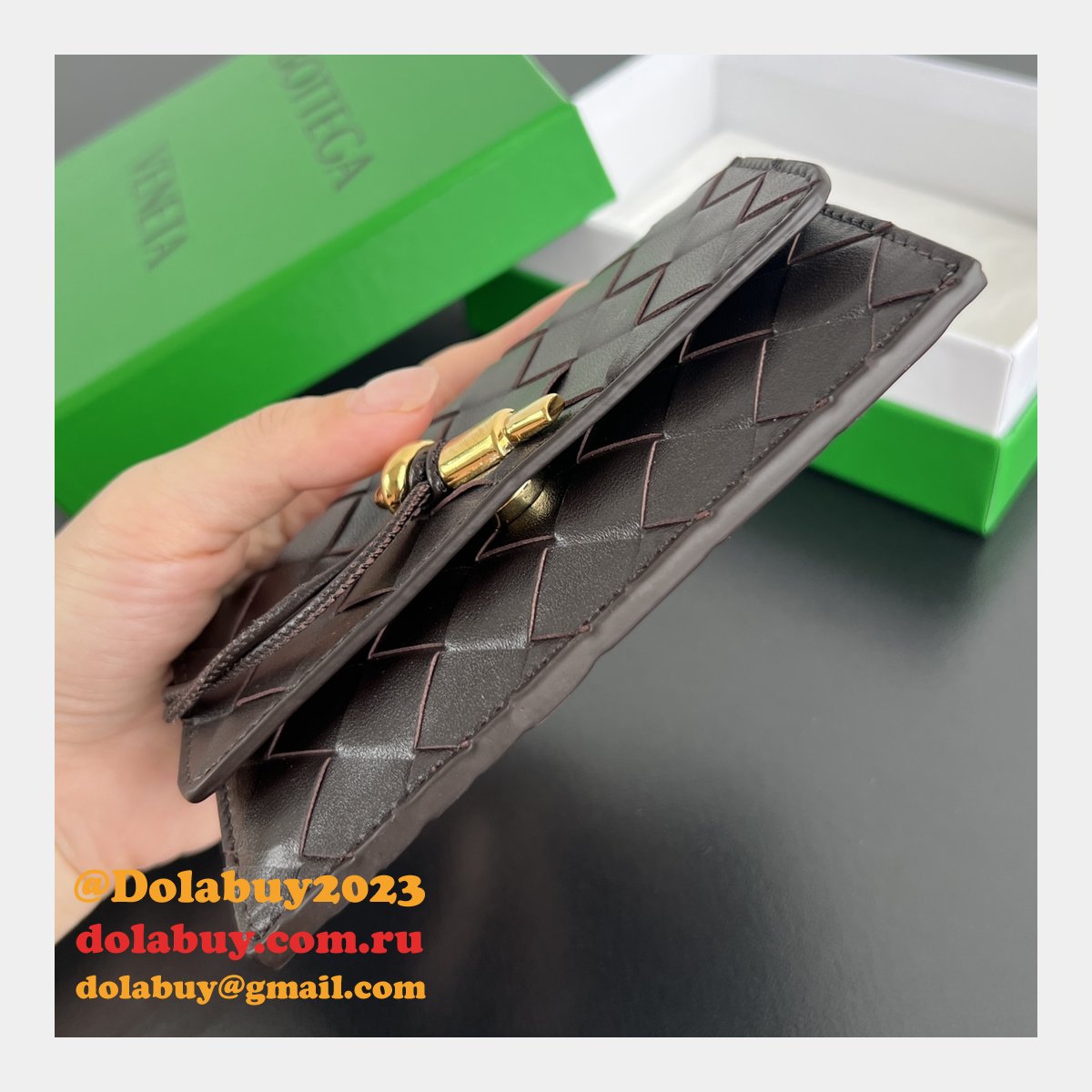 Cheap Bottega Veneta Replicas Amdiamo Cardholder